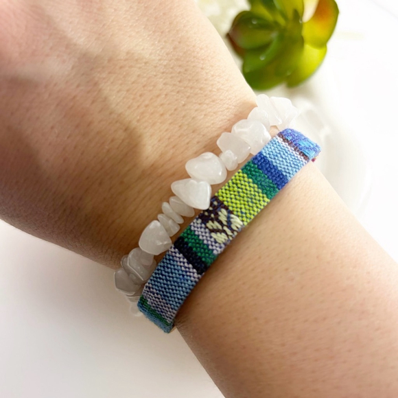 Jewelry Set Lot Blue Larimar Pendant Turquoise Necklace Bracelets 925 Overlay - Picture 8 of 9